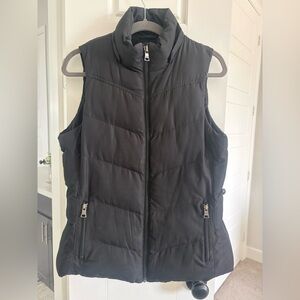 Banana Republic Black Quilted Vest